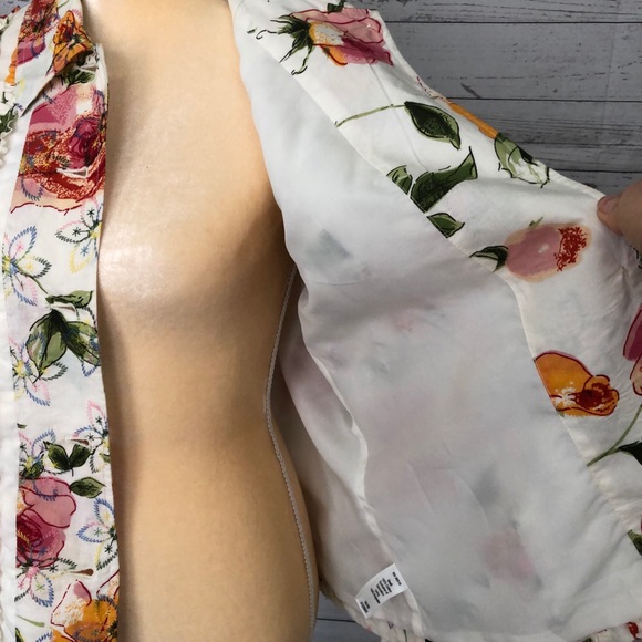 Coldwater Creek Floral Women’s Jacket Sz 14 - Picture 6 of 8